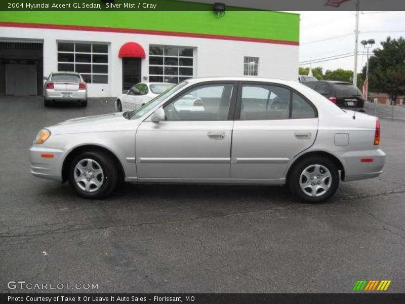 Silver Mist / Gray 2004 Hyundai Accent GL Sedan