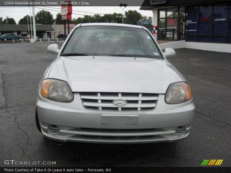 Silver Mist / Gray 2004 Hyundai Accent GL Sedan