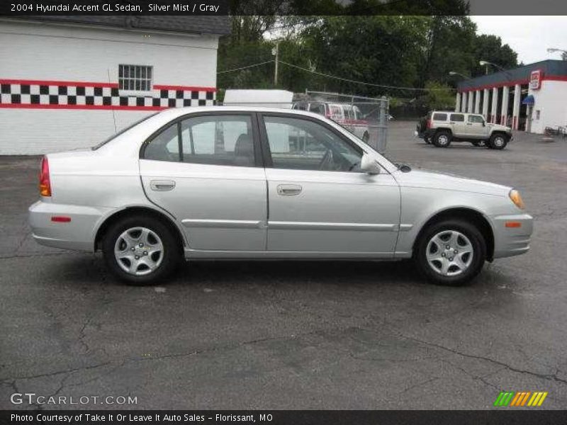 Silver Mist / Gray 2004 Hyundai Accent GL Sedan