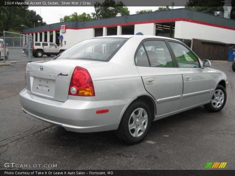 Silver Mist / Gray 2004 Hyundai Accent GL Sedan
