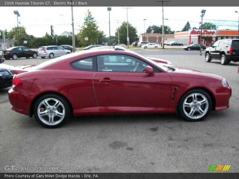 Electric Red / Black 2006 Hyundai Tiburon GT
