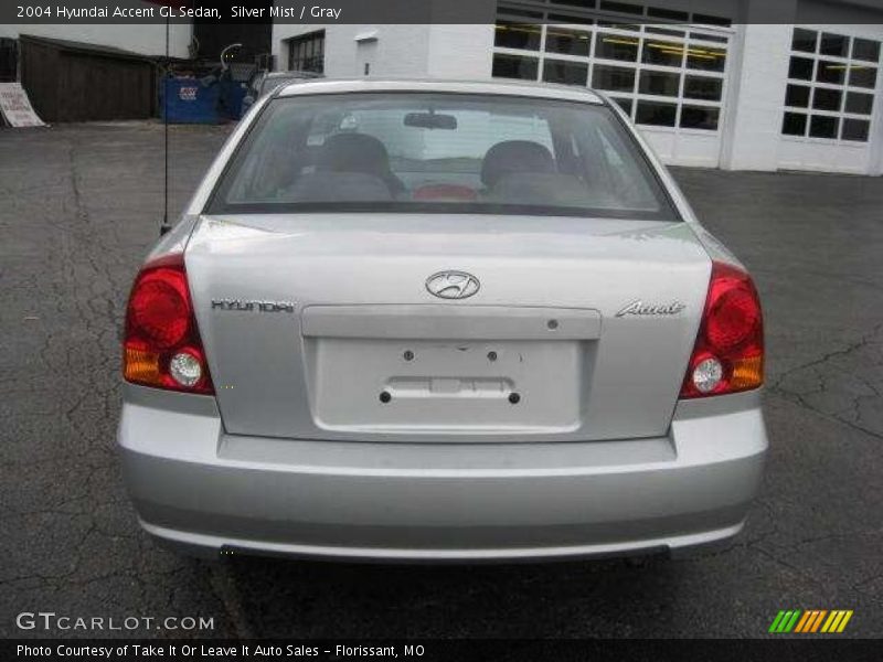 Silver Mist / Gray 2004 Hyundai Accent GL Sedan