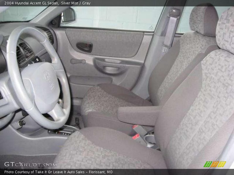 Silver Mist / Gray 2004 Hyundai Accent GL Sedan