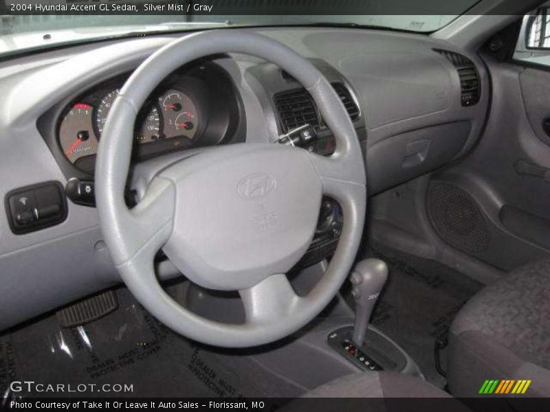 Silver Mist / Gray 2004 Hyundai Accent GL Sedan