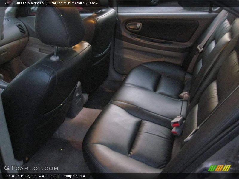 Sterling Mist Metallic / Black 2002 Nissan Maxima SE
