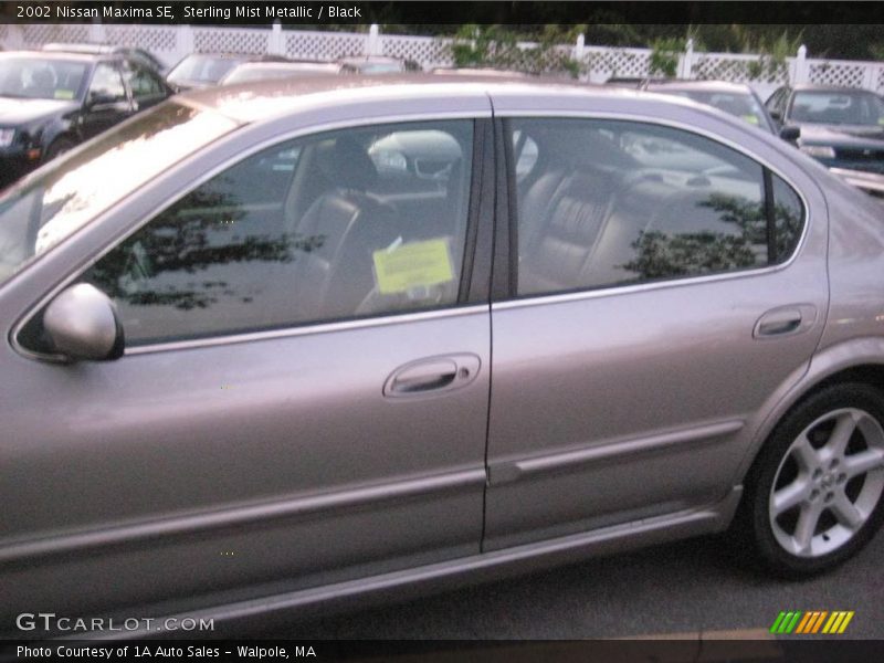 Sterling Mist Metallic / Black 2002 Nissan Maxima SE