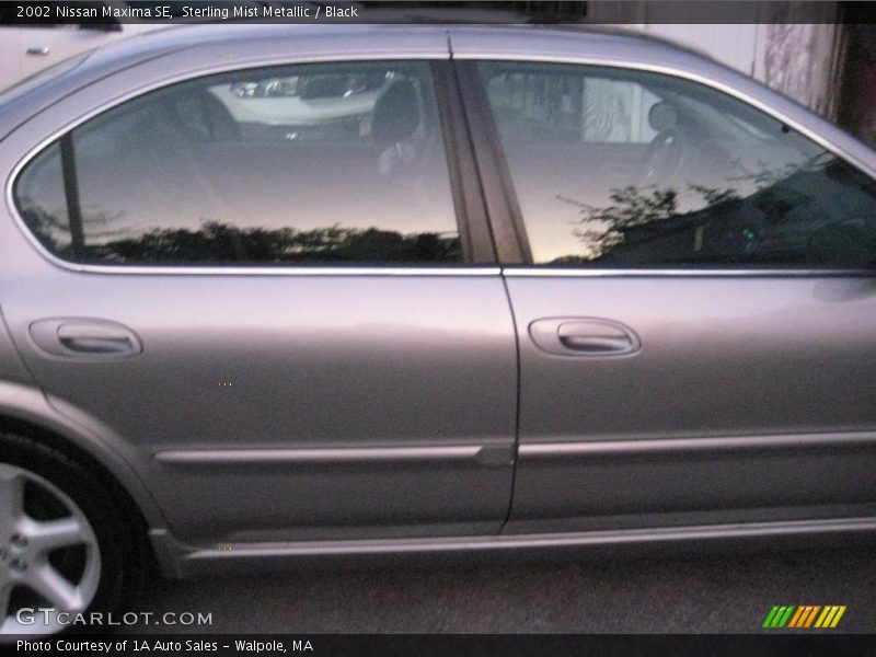 Sterling Mist Metallic / Black 2002 Nissan Maxima SE