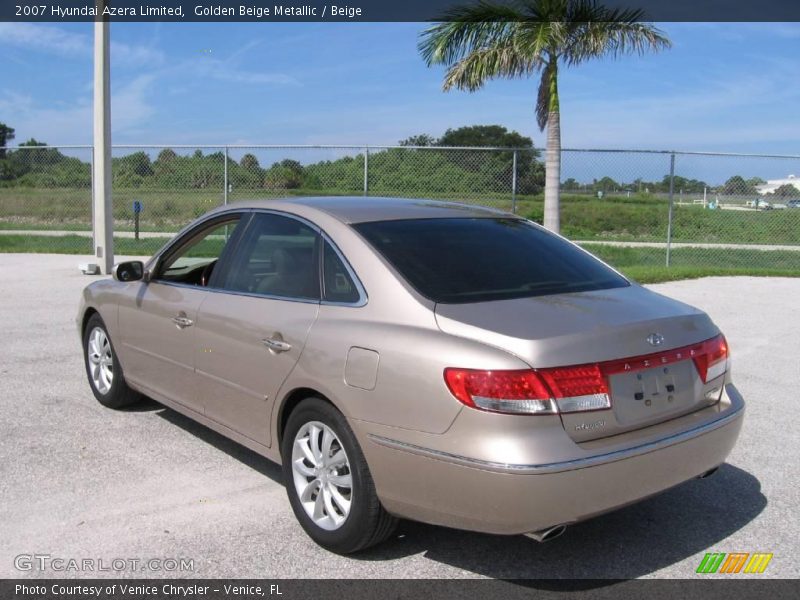 Golden Beige Metallic / Beige 2007 Hyundai Azera Limited
