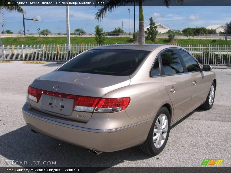 Golden Beige Metallic / Beige 2007 Hyundai Azera Limited