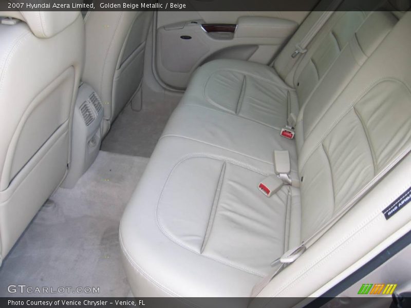 Golden Beige Metallic / Beige 2007 Hyundai Azera Limited