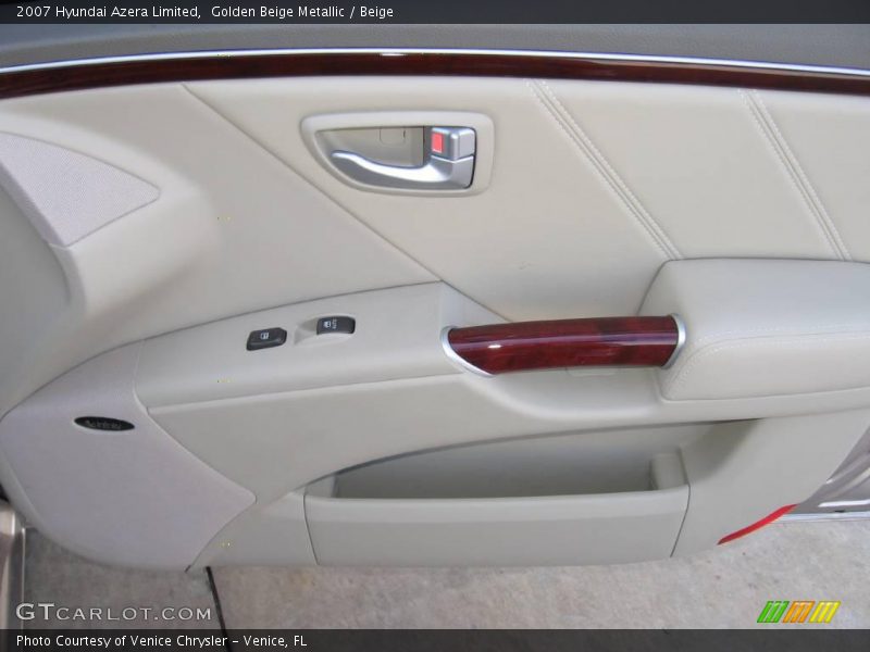 Golden Beige Metallic / Beige 2007 Hyundai Azera Limited