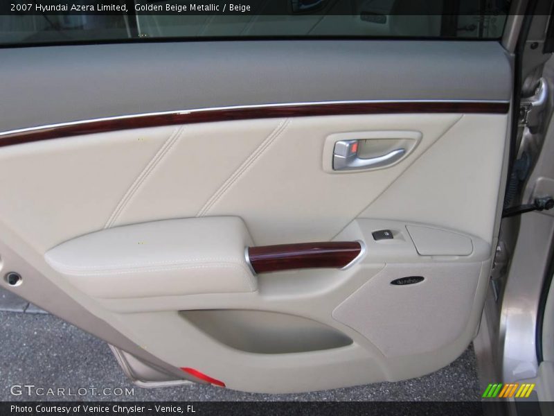 Golden Beige Metallic / Beige 2007 Hyundai Azera Limited