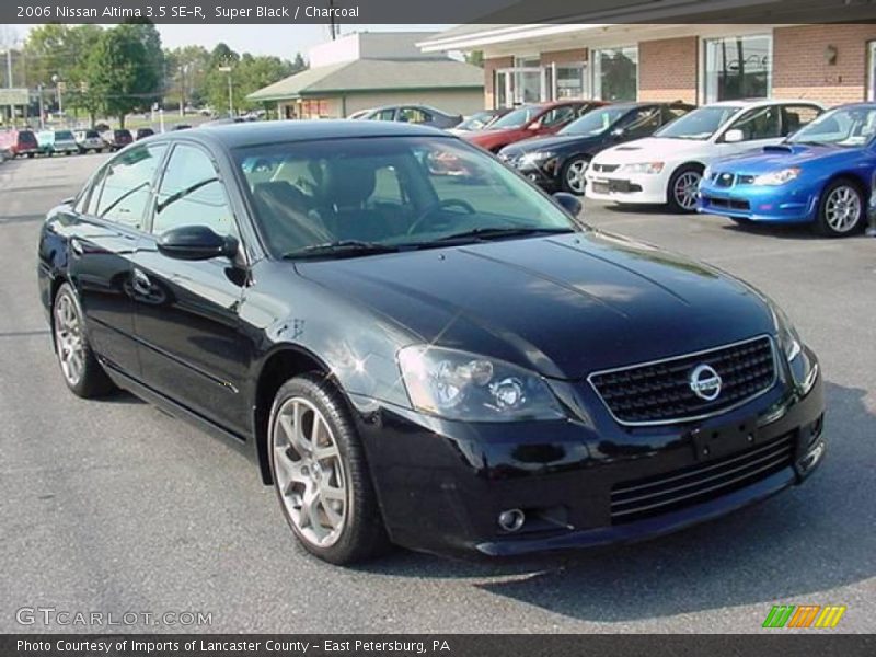 Super Black / Charcoal 2006 Nissan Altima 3.5 SE-R