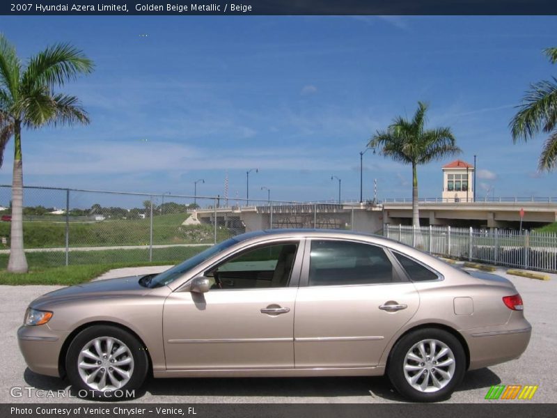 Golden Beige Metallic / Beige 2007 Hyundai Azera Limited