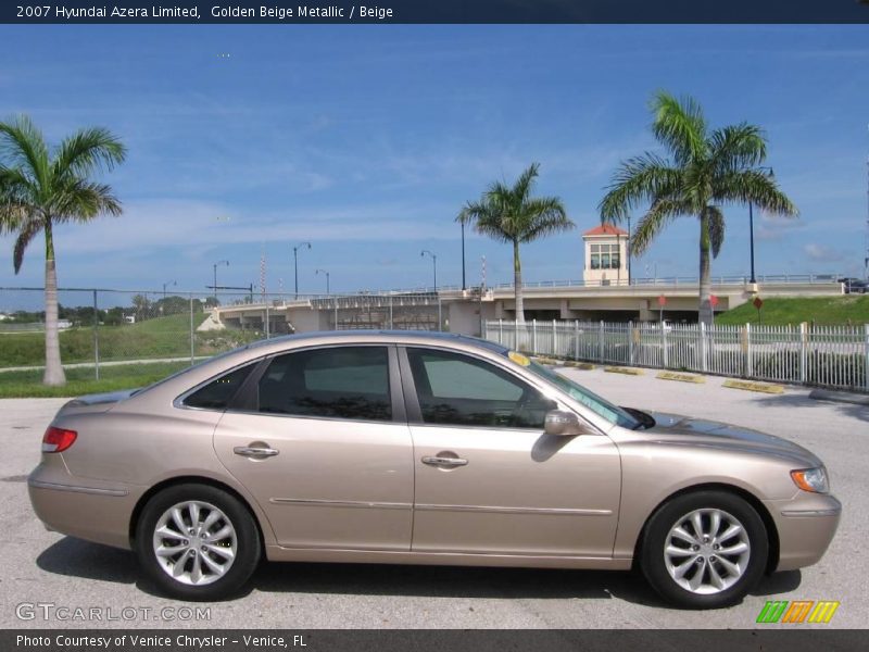 Golden Beige Metallic / Beige 2007 Hyundai Azera Limited