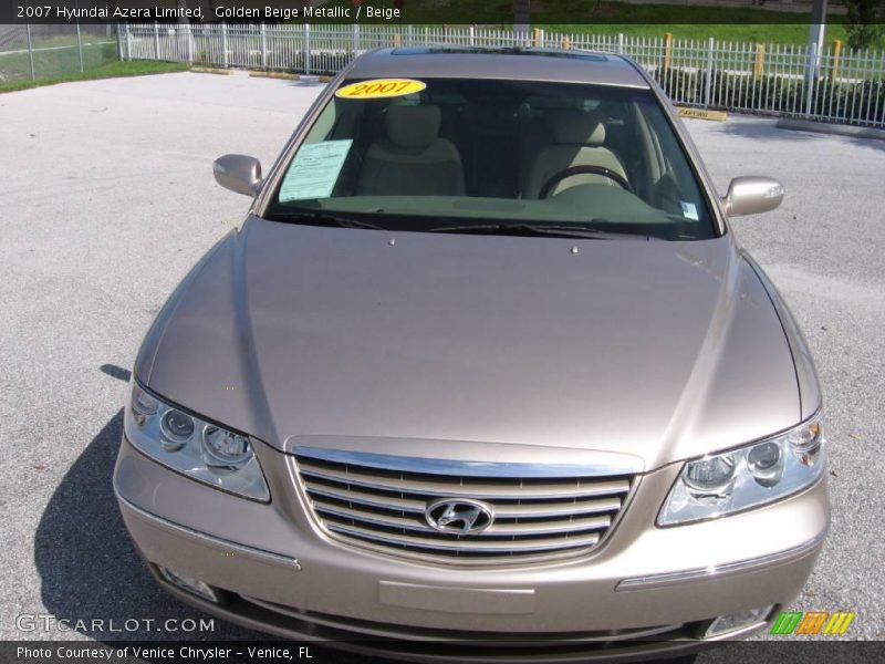 Golden Beige Metallic / Beige 2007 Hyundai Azera Limited