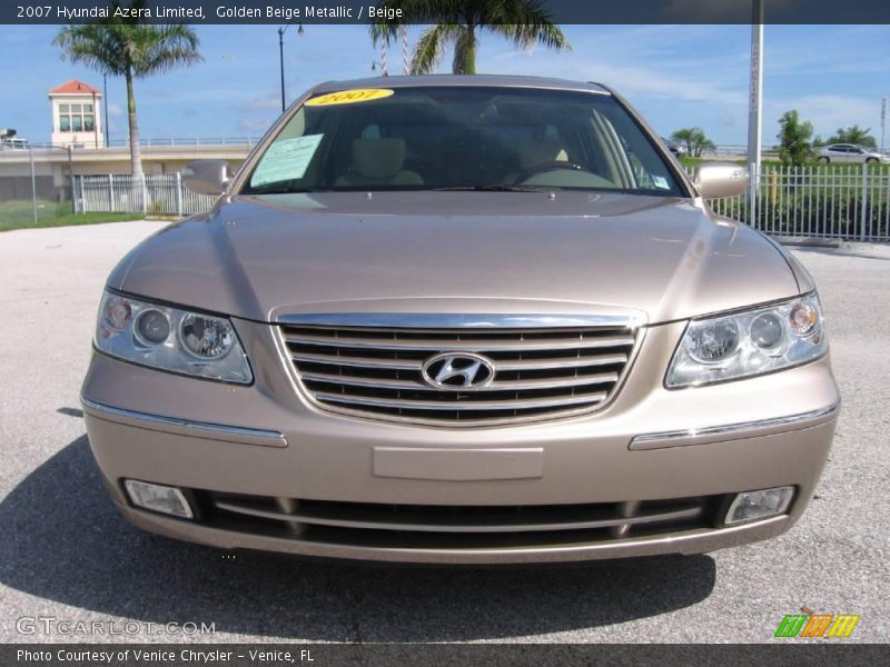 Golden Beige Metallic / Beige 2007 Hyundai Azera Limited