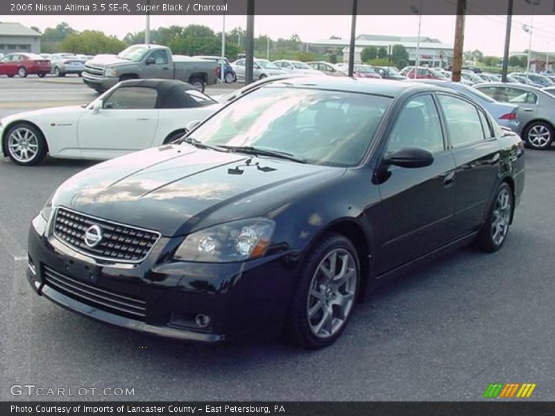 Super Black / Charcoal 2006 Nissan Altima 3.5 SE-R