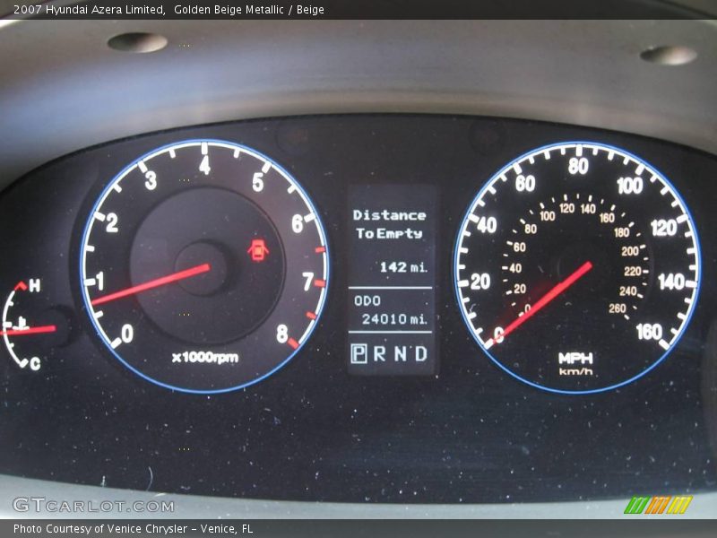 Golden Beige Metallic / Beige 2007 Hyundai Azera Limited
