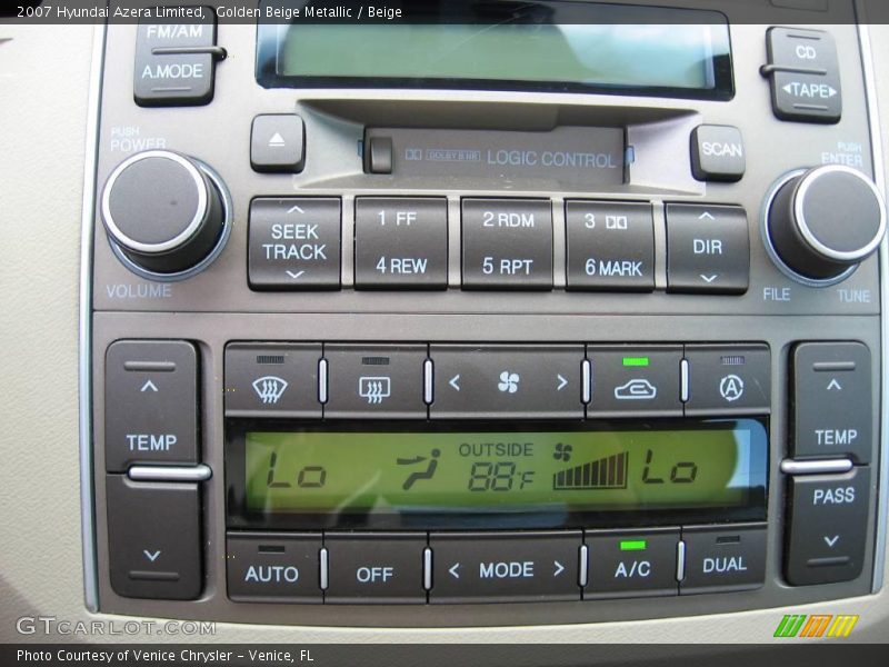 Golden Beige Metallic / Beige 2007 Hyundai Azera Limited