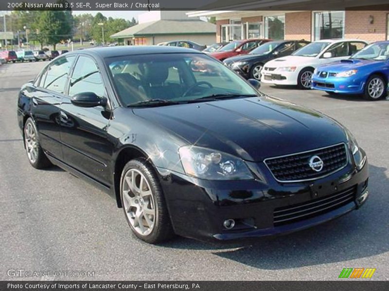 Super Black / Charcoal 2006 Nissan Altima 3.5 SE-R