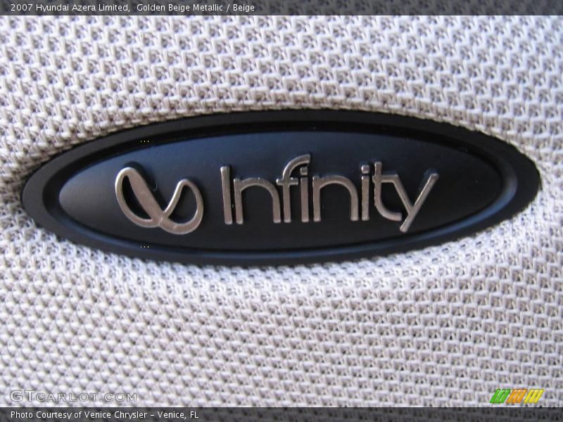 Golden Beige Metallic / Beige 2007 Hyundai Azera Limited
