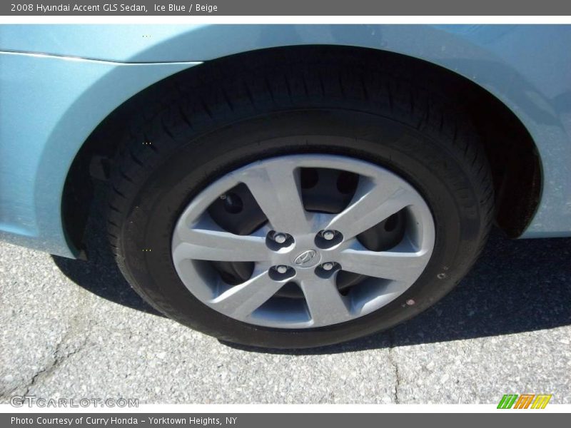 Ice Blue / Beige 2008 Hyundai Accent GLS Sedan