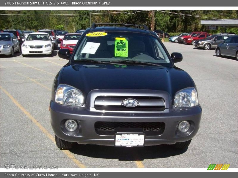 Black Obsidian / Gray 2006 Hyundai Santa Fe GLS 3.5 4WD