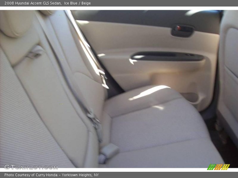 Ice Blue / Beige 2008 Hyundai Accent GLS Sedan