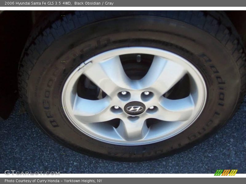 Black Obsidian / Gray 2006 Hyundai Santa Fe GLS 3.5 4WD