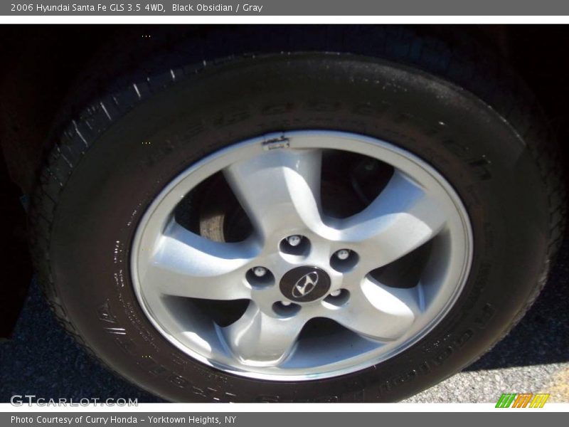 Black Obsidian / Gray 2006 Hyundai Santa Fe GLS 3.5 4WD