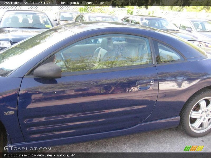 Huntington Blue Pearl / Beige 2001 Mitsubishi Eclipse GT Coupe