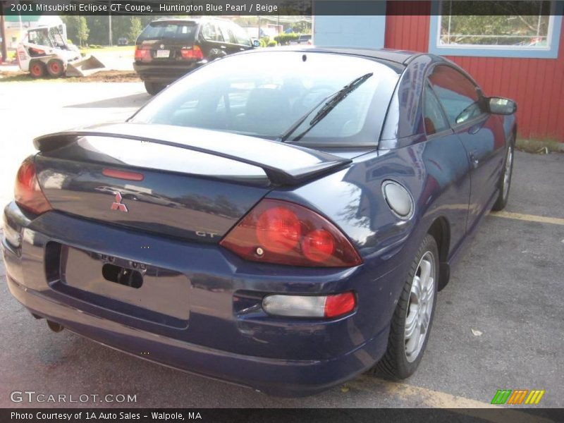 Huntington Blue Pearl / Beige 2001 Mitsubishi Eclipse GT Coupe