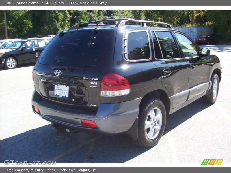 Black Obsidian / Gray 2006 Hyundai Santa Fe GLS 3.5 4WD