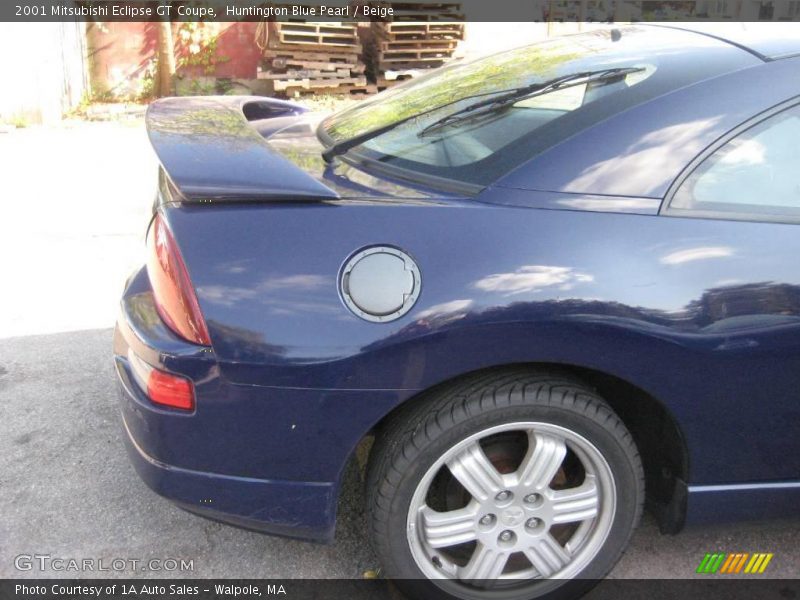 Huntington Blue Pearl / Beige 2001 Mitsubishi Eclipse GT Coupe