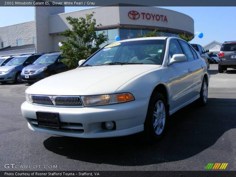 Dover White Pearl / Gray 2001 Mitsubishi Galant ES