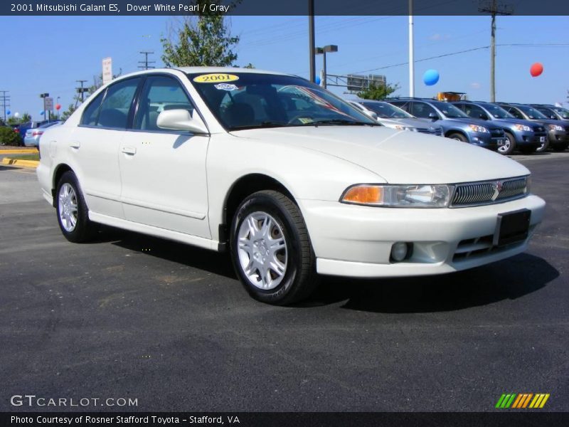 Dover White Pearl / Gray 2001 Mitsubishi Galant ES