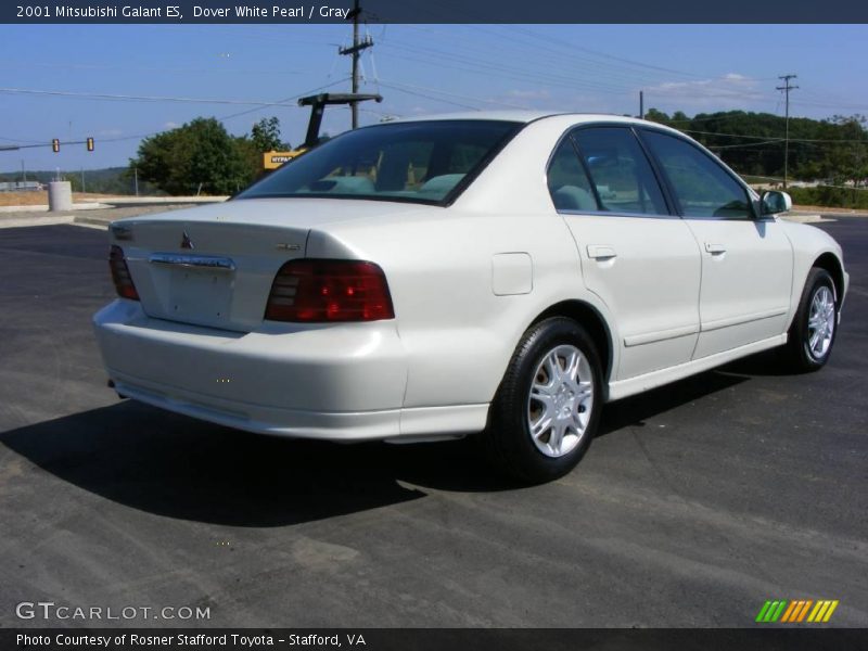 Dover White Pearl / Gray 2001 Mitsubishi Galant ES