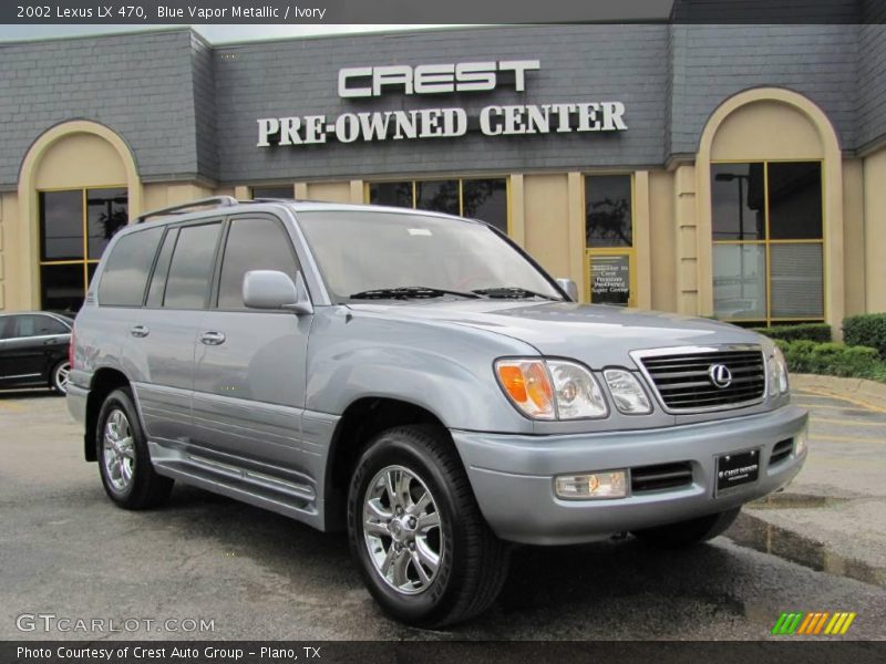 Blue Vapor Metallic / Ivory 2002 Lexus LX 470