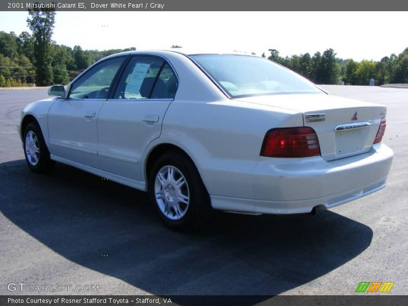 Dover White Pearl / Gray 2001 Mitsubishi Galant ES
