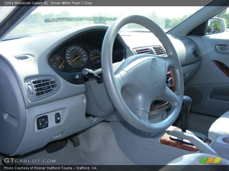 Dover White Pearl / Gray 2001 Mitsubishi Galant ES