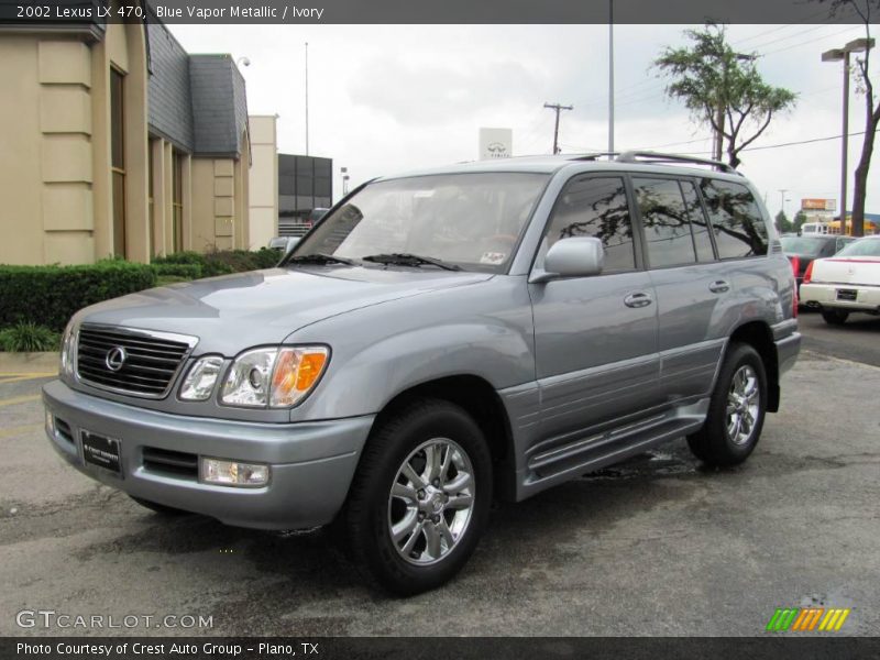 Blue Vapor Metallic / Ivory 2002 Lexus LX 470