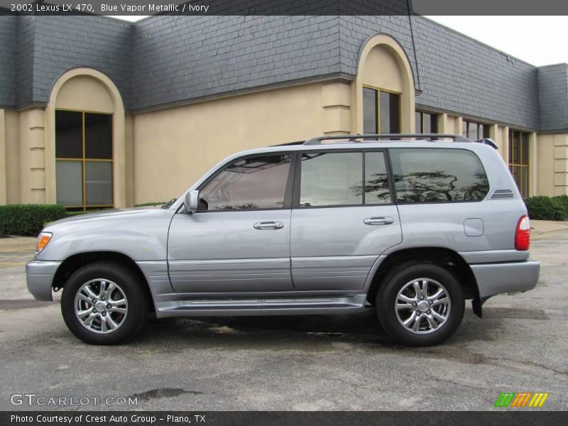 Blue Vapor Metallic / Ivory 2002 Lexus LX 470