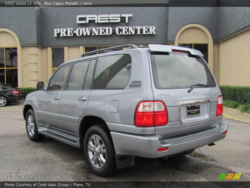 Blue Vapor Metallic / Ivory 2002 Lexus LX 470
