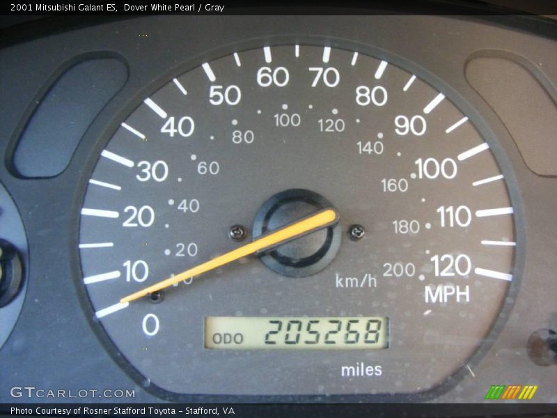 Dover White Pearl / Gray 2001 Mitsubishi Galant ES