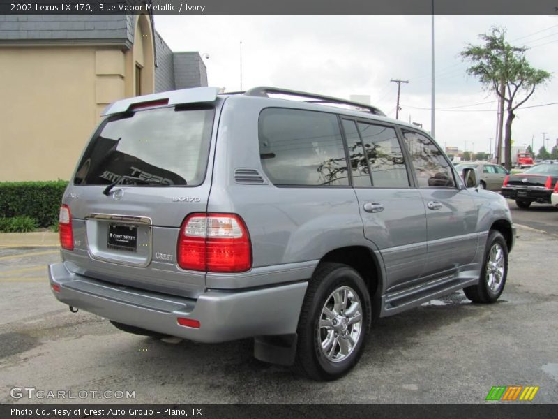 Blue Vapor Metallic / Ivory 2002 Lexus LX 470