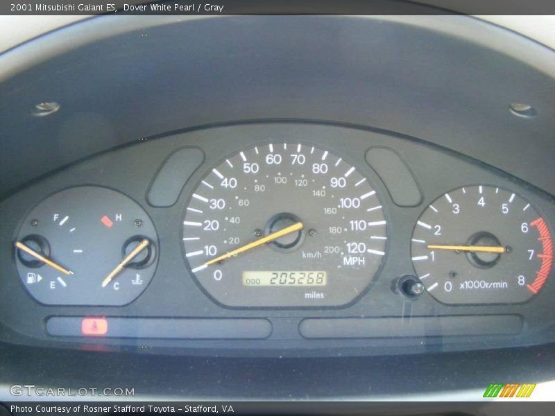Dover White Pearl / Gray 2001 Mitsubishi Galant ES
