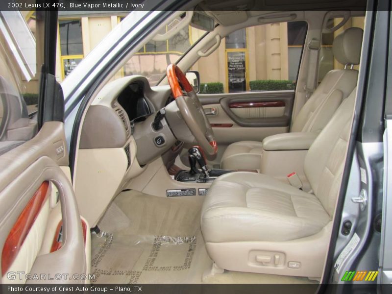 Blue Vapor Metallic / Ivory 2002 Lexus LX 470
