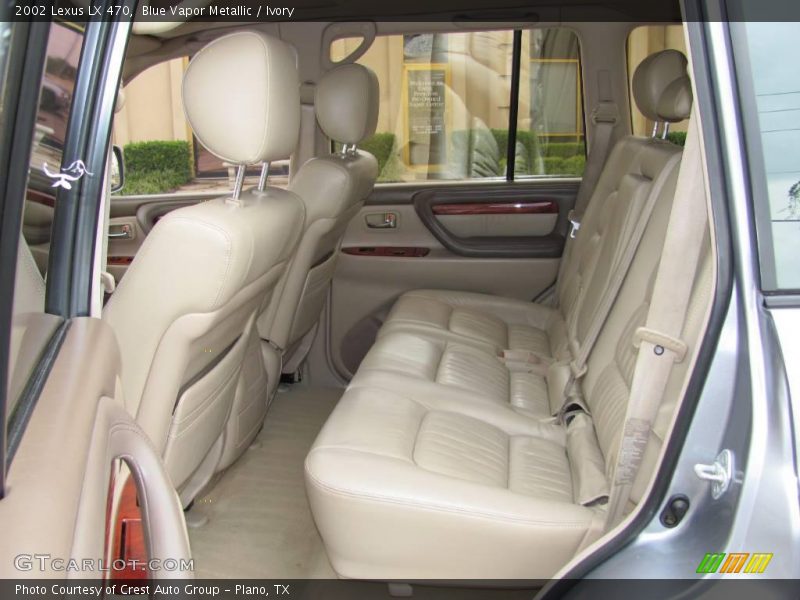 Blue Vapor Metallic / Ivory 2002 Lexus LX 470