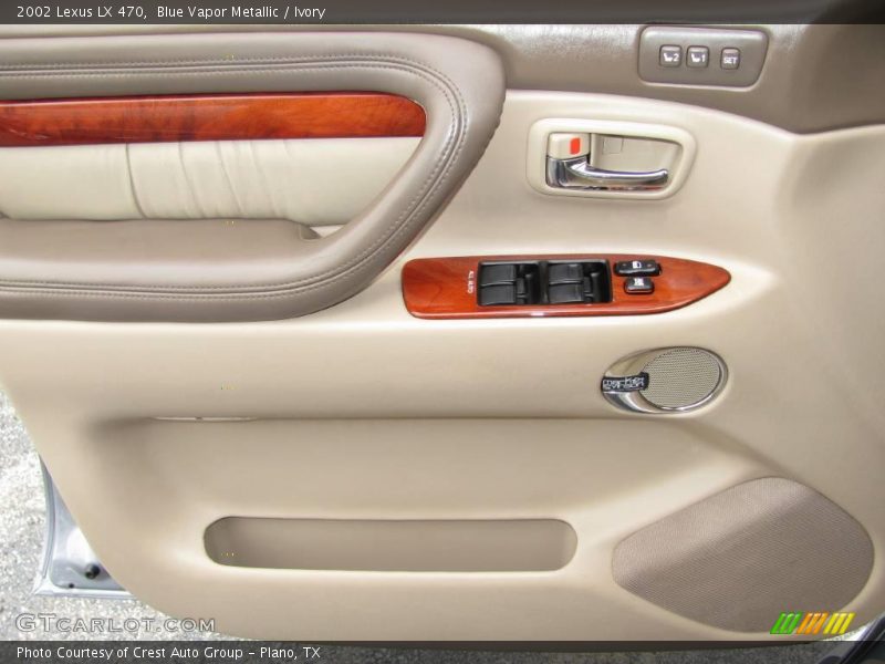 Blue Vapor Metallic / Ivory 2002 Lexus LX 470